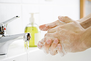 Wash your hands well if you have gastroenteritis